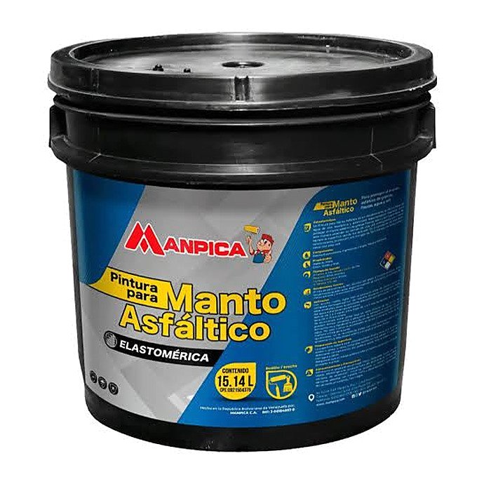 MANPICA PINTURA PARA MANTO ASFALTICO ROJO CUÑETE