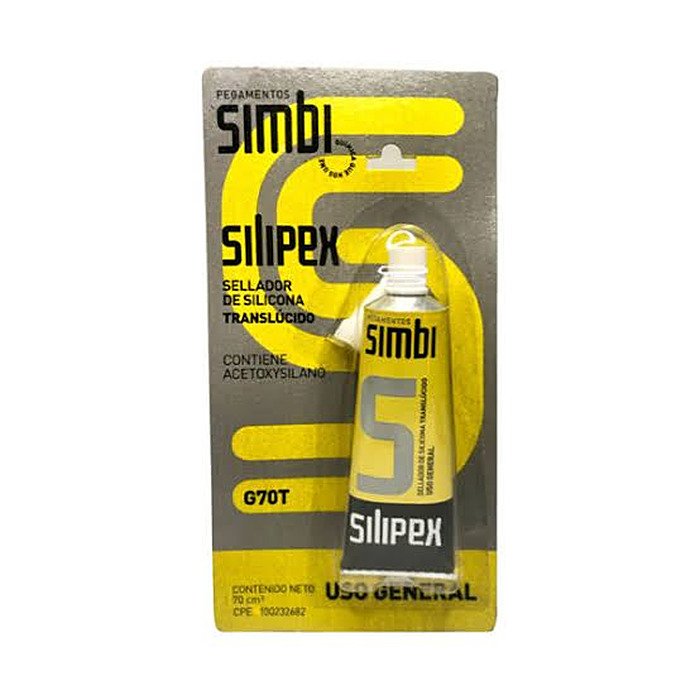 SILICON ESTUCHE 70ML TRANSLUCIDO SIMBI
