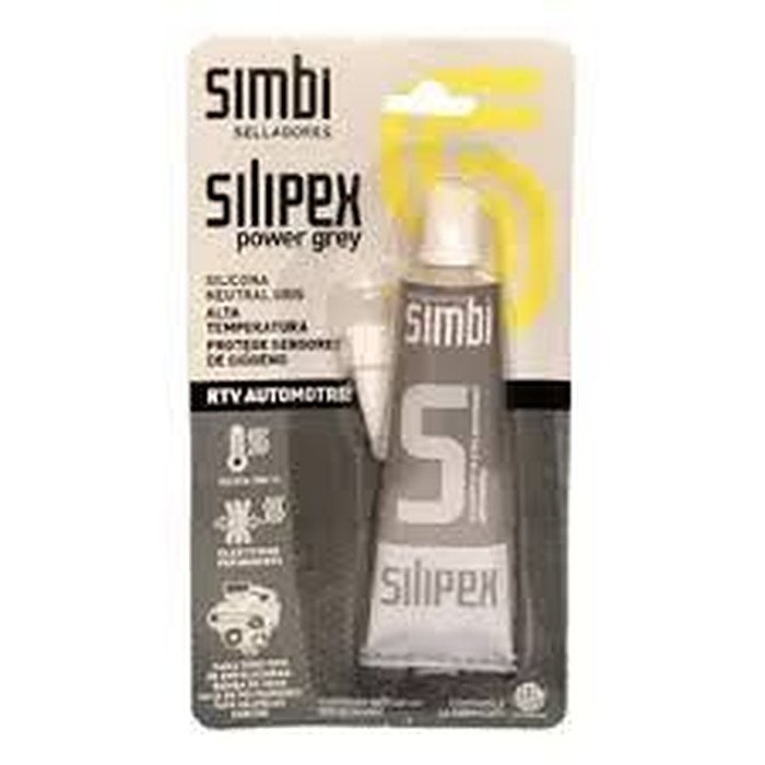 SILICON ESTUCHE 70ML GRIS OXIMICO AUTOMOTRIZ SIMBI