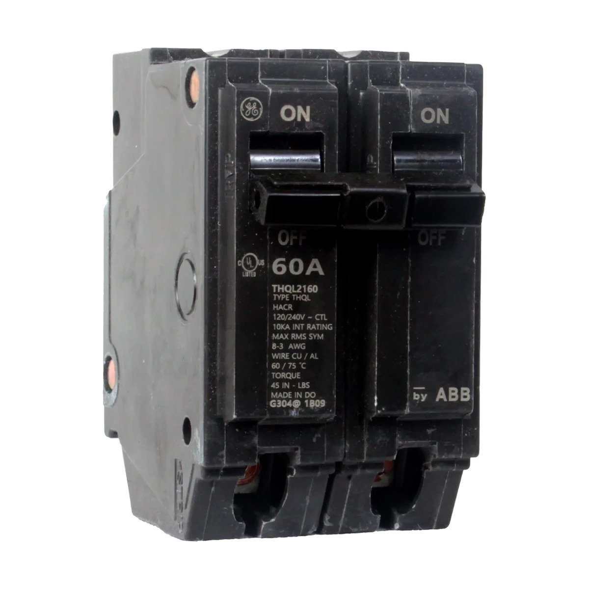 BREAKER EMPOTRAR THQL 2P 2X60 GENERAL ELECTRIC