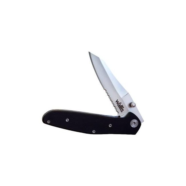 NAVAJA 13 cm MANGO PLAST NEGRO HI-1155