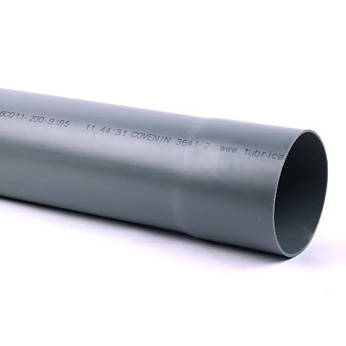 TUBO ELECTRICIDAD CONDUIT 1 x 3 METROS NEGRO UNITECA
